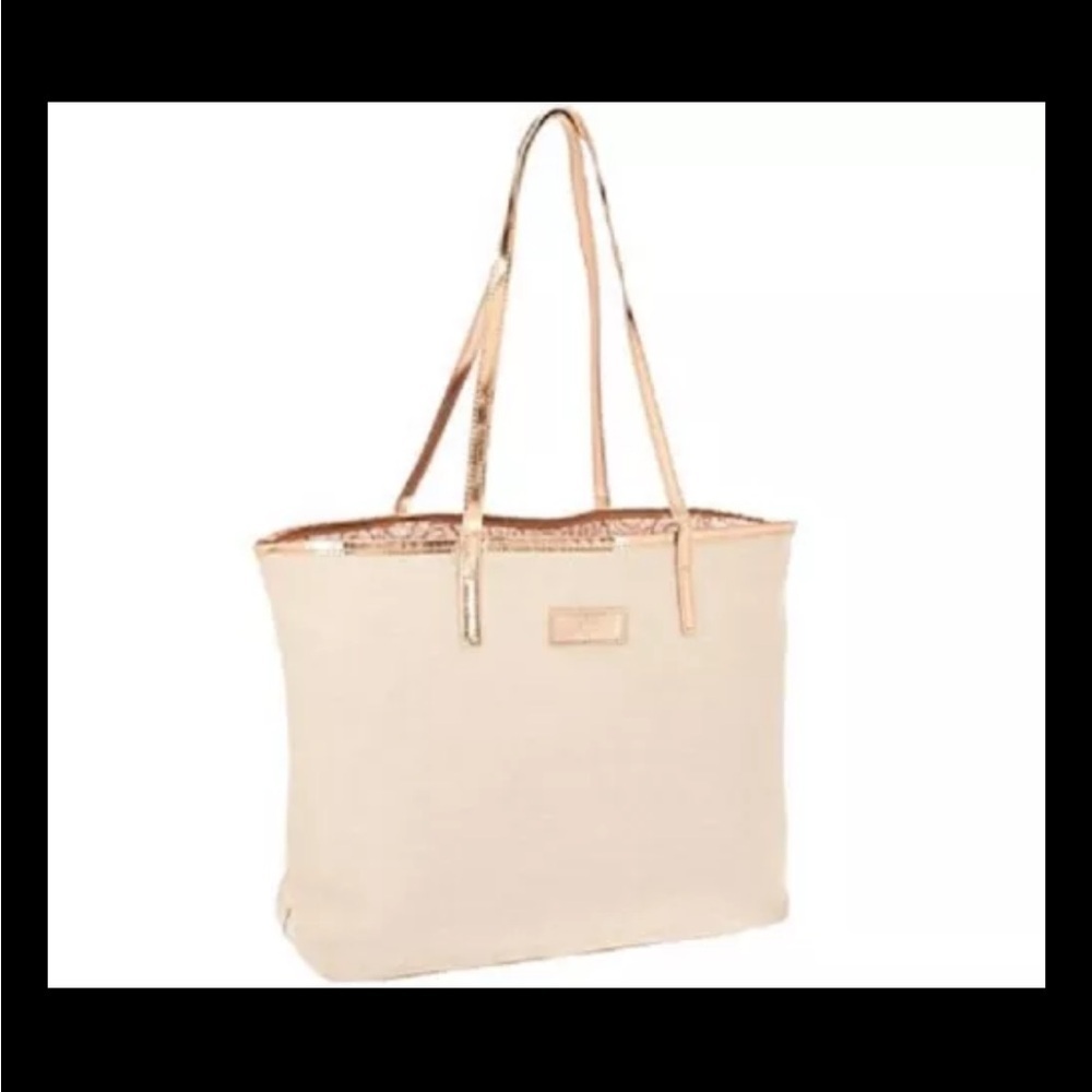 Laura Geller Large Tote Bag  Very Roomy And Pretty  Brand New